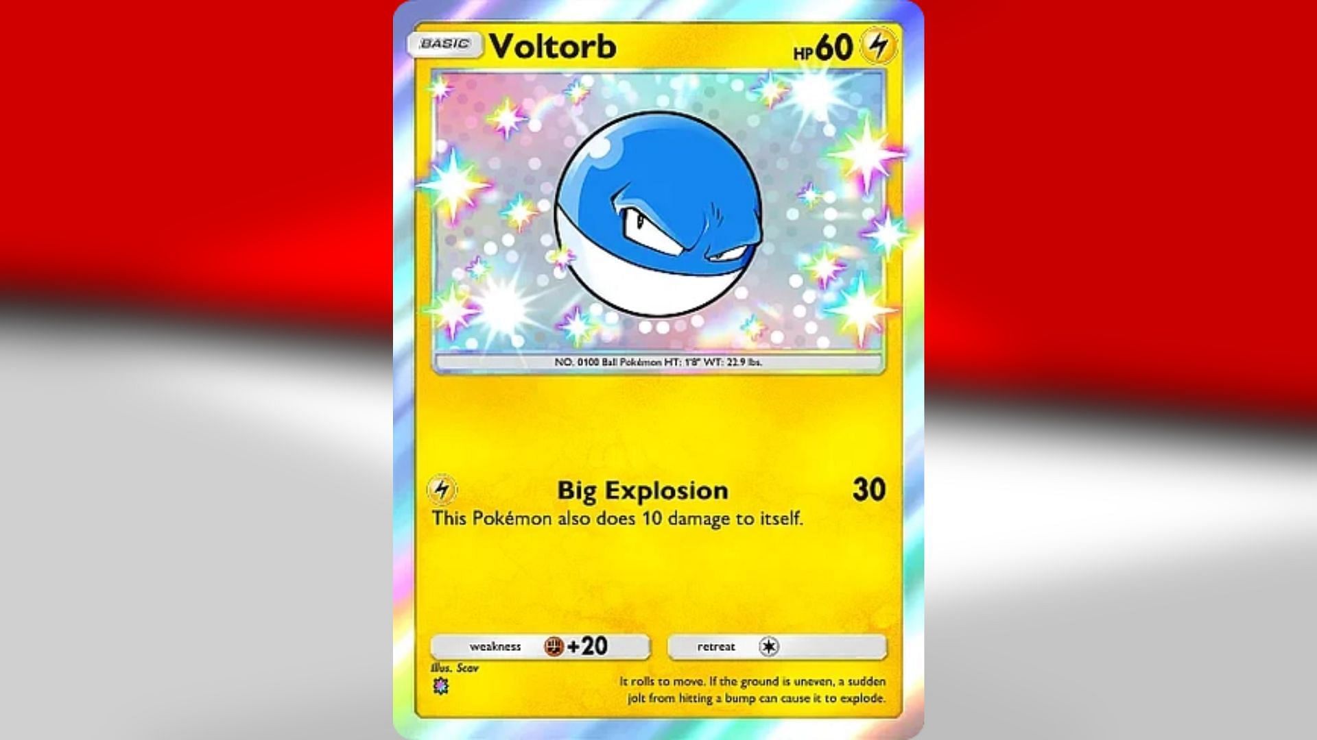 Shiny Voltorb in Eevee Grove (Image via TPC)